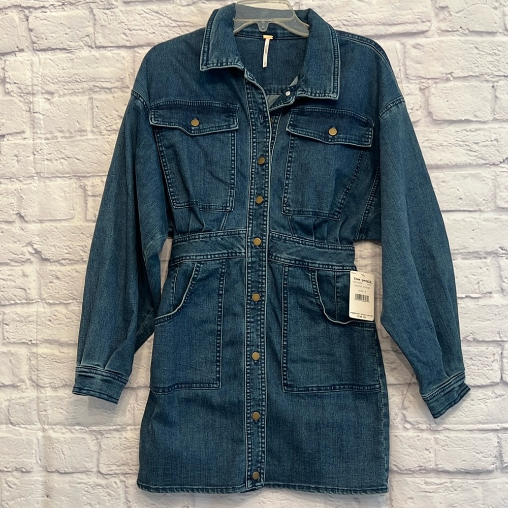 FREE PEOPLE denim dress